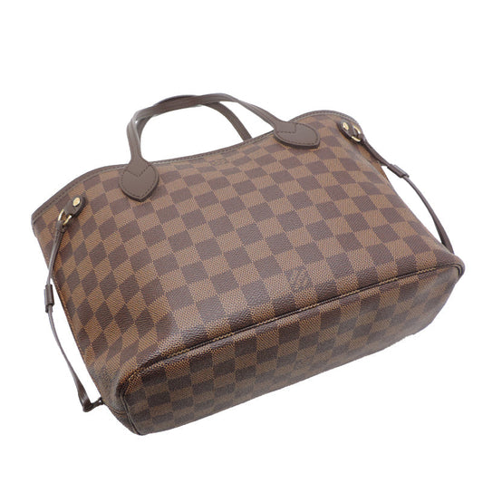 Louis Vuitton Neverfull PM Shoulder Bag Damier Brown
