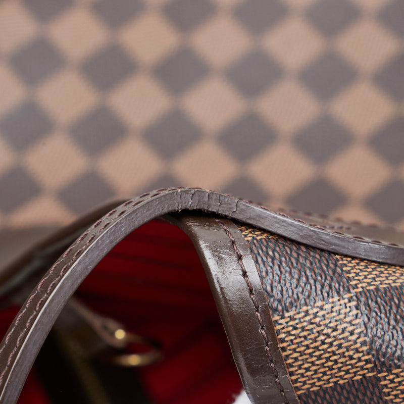 Louis Vuitton Damier Neverfull MM Tote Bag Shoulder Bag Brown