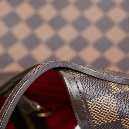Louis Vuitton Damier Neverfull MM Tote Bag Shoulder Bag Brown