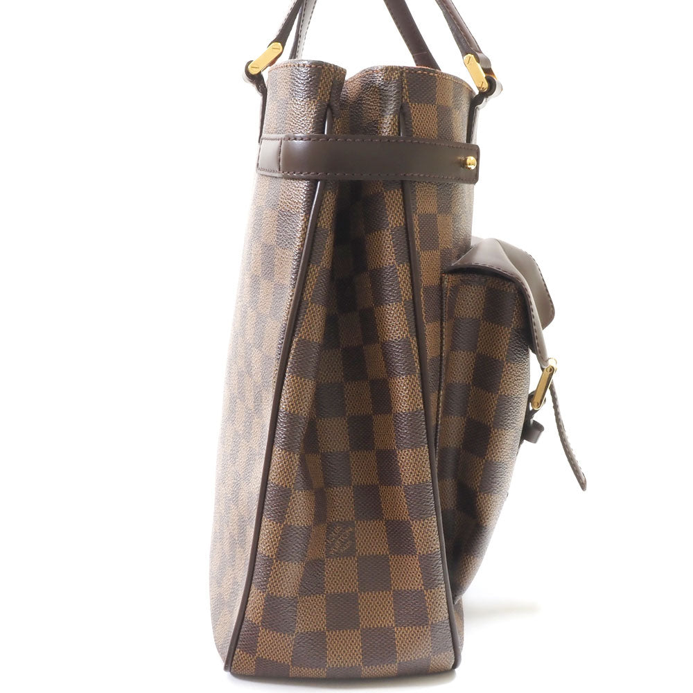 Louis Vuitton Manhattan Shoulder Bag Damier Ebene Brown