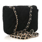 Chanel Jersey Quilted Belt Bag Black