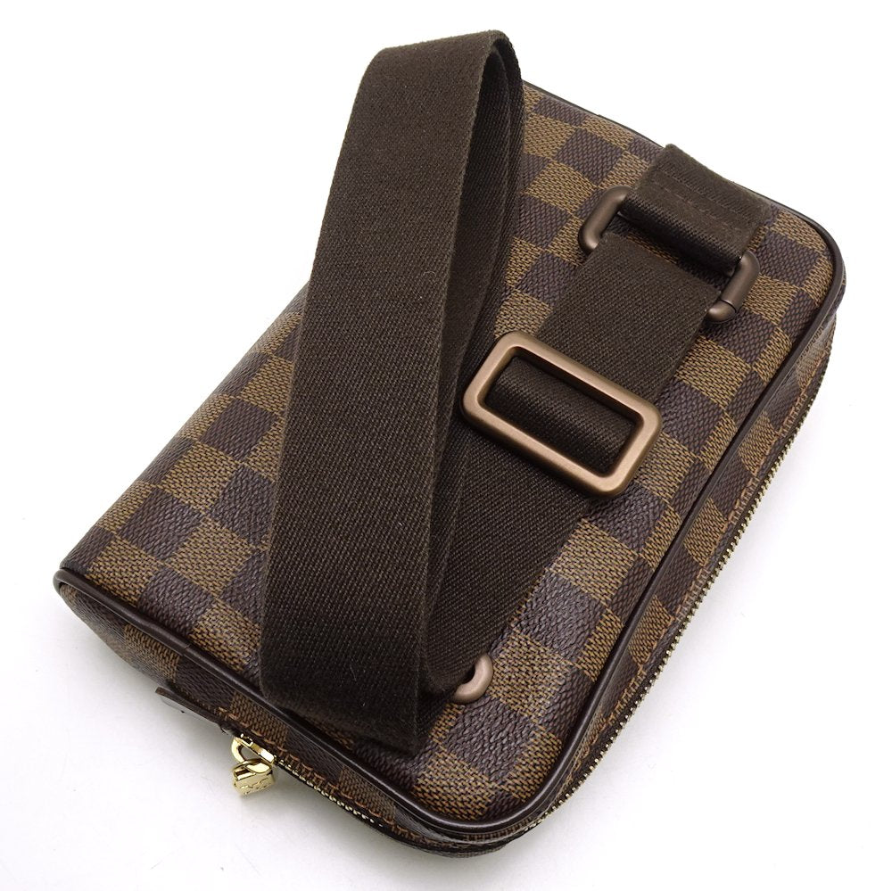 Louis Vuitton Damier Bum Bag Brooklyn Ebene Waist Bag Brown