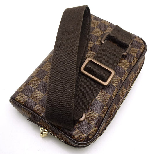 Louis Vuitton Damier Bum Bag Brooklyn Ebene Waist Bag Brown