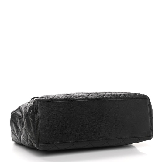 Chanel Caviar Quilted Flap Shoulder Bag Black