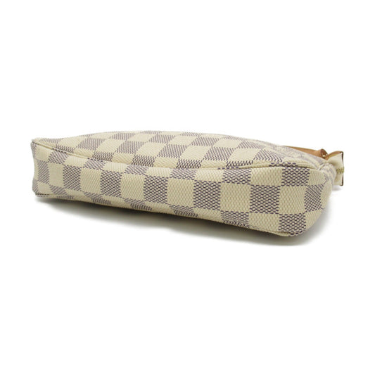 Louis Vuitton Pochette Accessoire Pouch Canvas Damier Azur