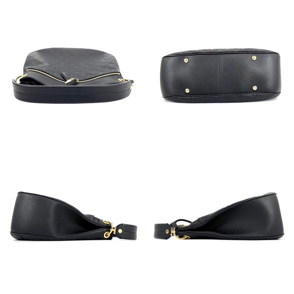Louis Vuitton 2way Monogram Implant Spontini One Handbag  Black