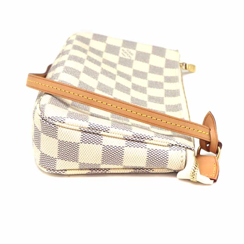 Louis Vuitton Pochette Accessoires Handbag Damier Canvas Azure