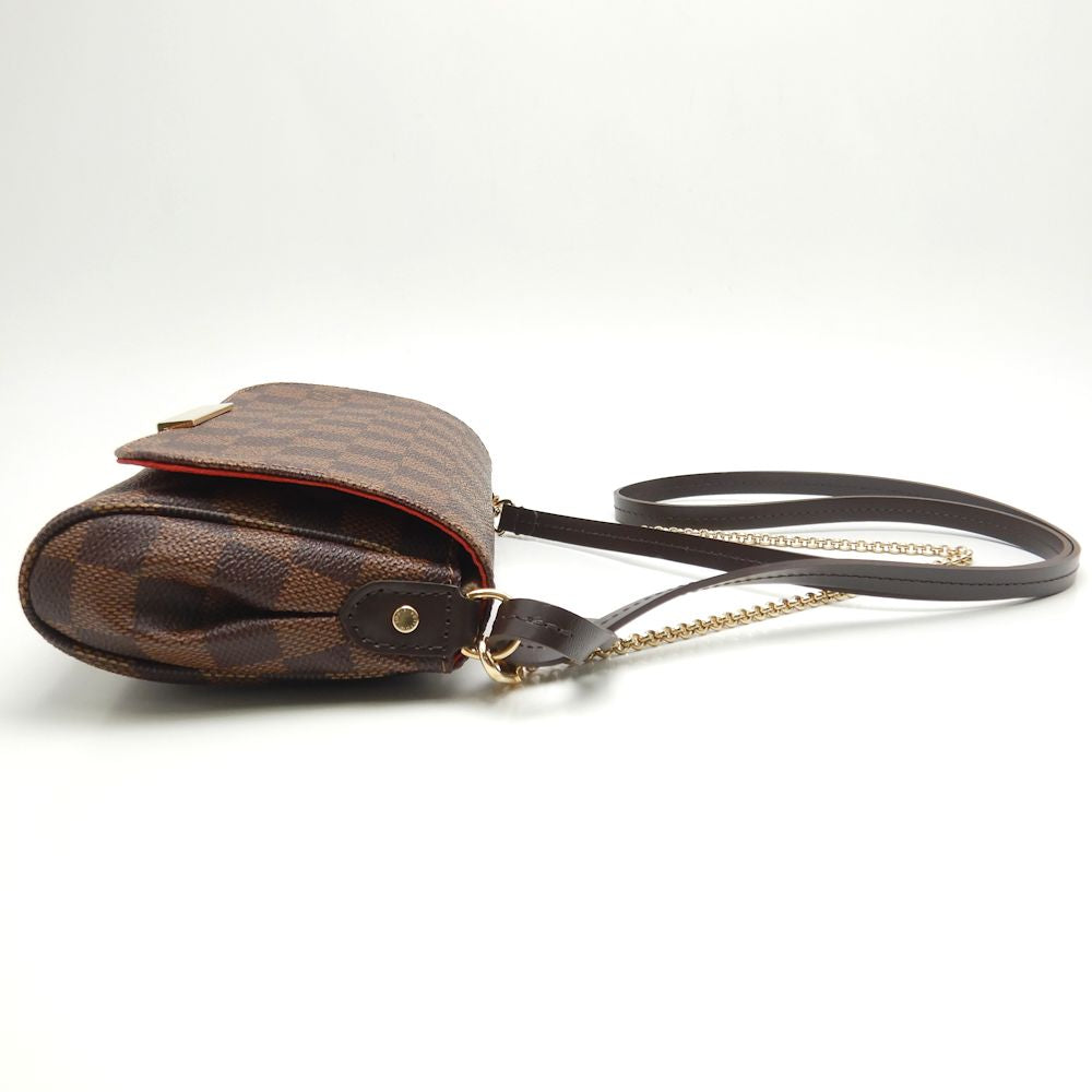Louis Vuitton Damier Favorite PM Ebene 2WAY Bag Diagonal Brown