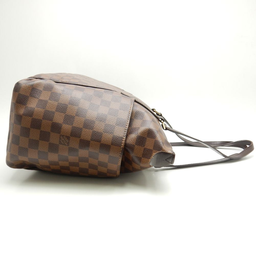 Louis Vuitton Damier Totally MM Ebene Shoulder Bag Brown