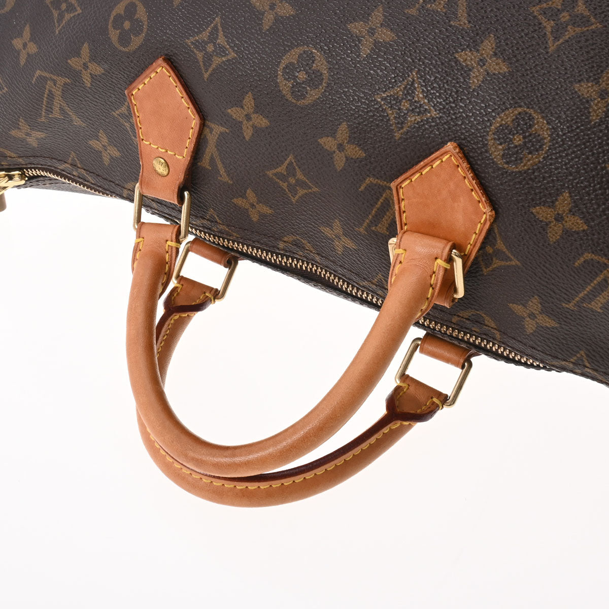 Louis Vuitton Monogram Speedy 35 Monogram Canvas Handbag Brown