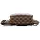 Louis Vuitton Damier Bum Bag Melville Ebene Waist Pouch Brown