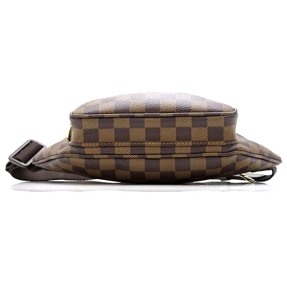 Louis Vuitton Damier Bum Bag Melville Ebene Waist Pouch Brown