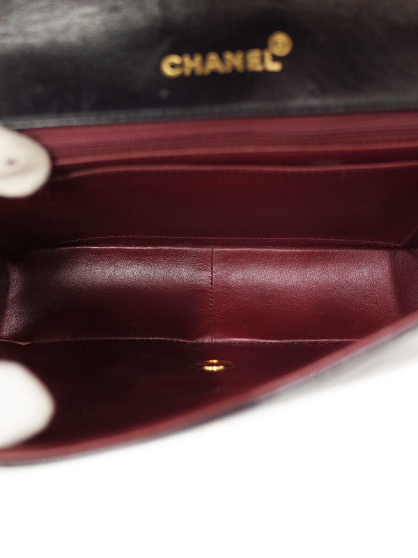 Chanel Matelasse Chain Shoulder Bag Black