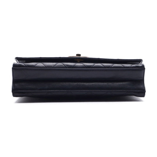 Chanel Matelasse Full Flap Chain Lambskin Dark Navy