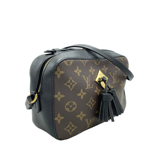 Louis Vuitton Saintonge Shoulder Bag Monogram Black