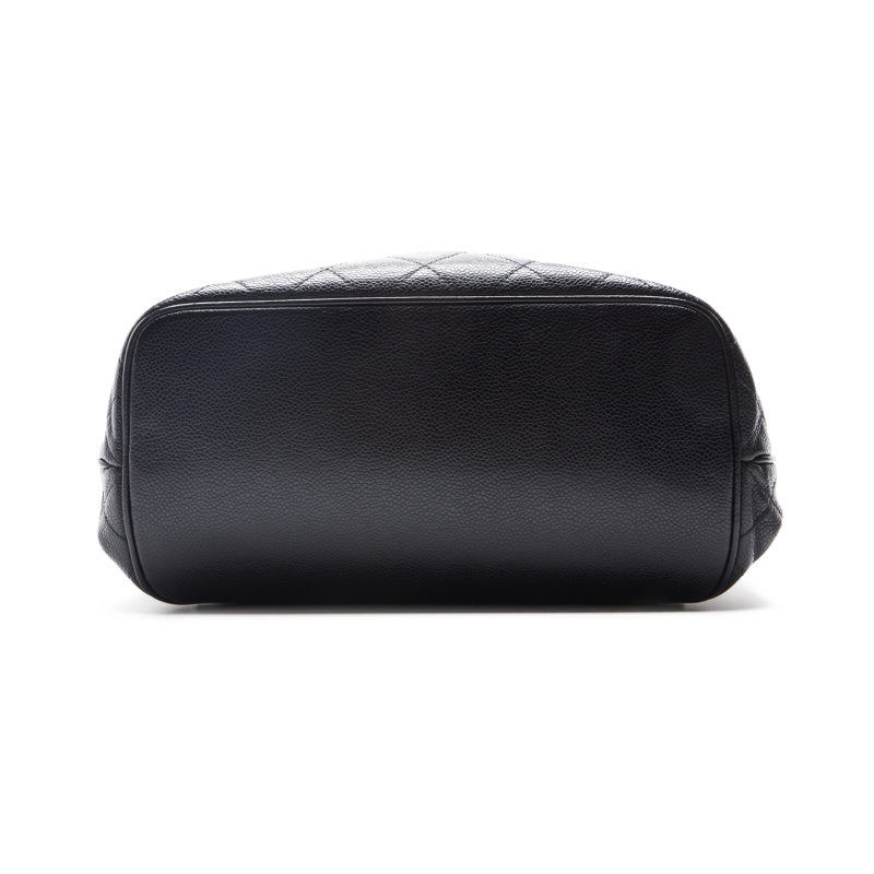 Chanel Matelasse Chain Backpack Caviar Skin Black
