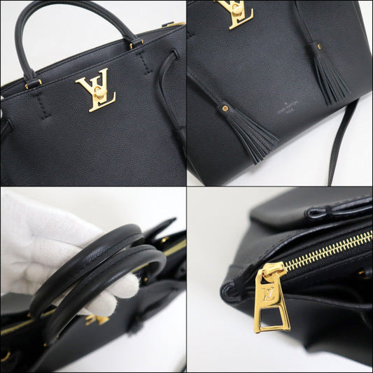 Louis Vuitton LockMe 2way Shoulder Bag Noir