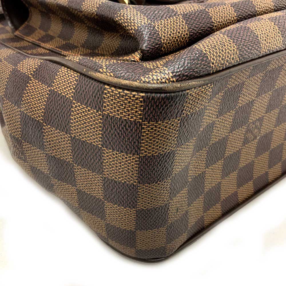 Louis Vuitton Joseph Tote Bag Handbag Damier Ebene Leather Brown