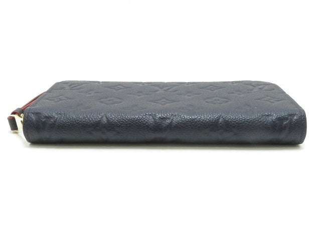 Louis Vuitton Zippy Wallet Monogram Implant Marine Rouge
