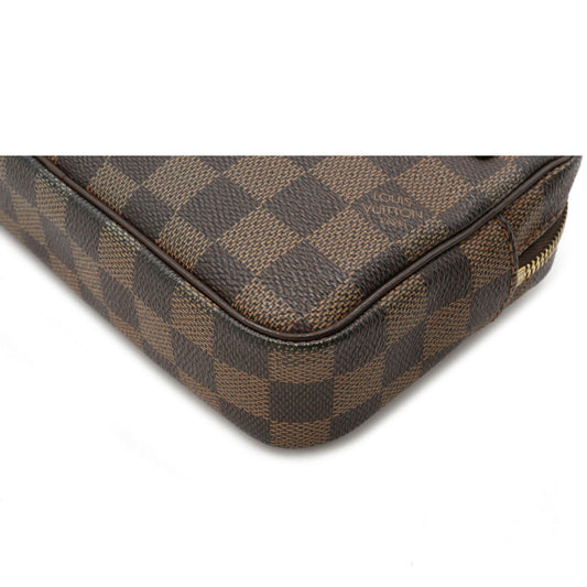 Louis Vuitton Damier Pochette Bie Macau Second Bag Clutch Bag