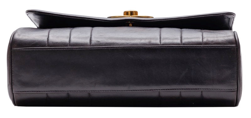 Chanel Decacoco Single Flap Chain Lambskin Black