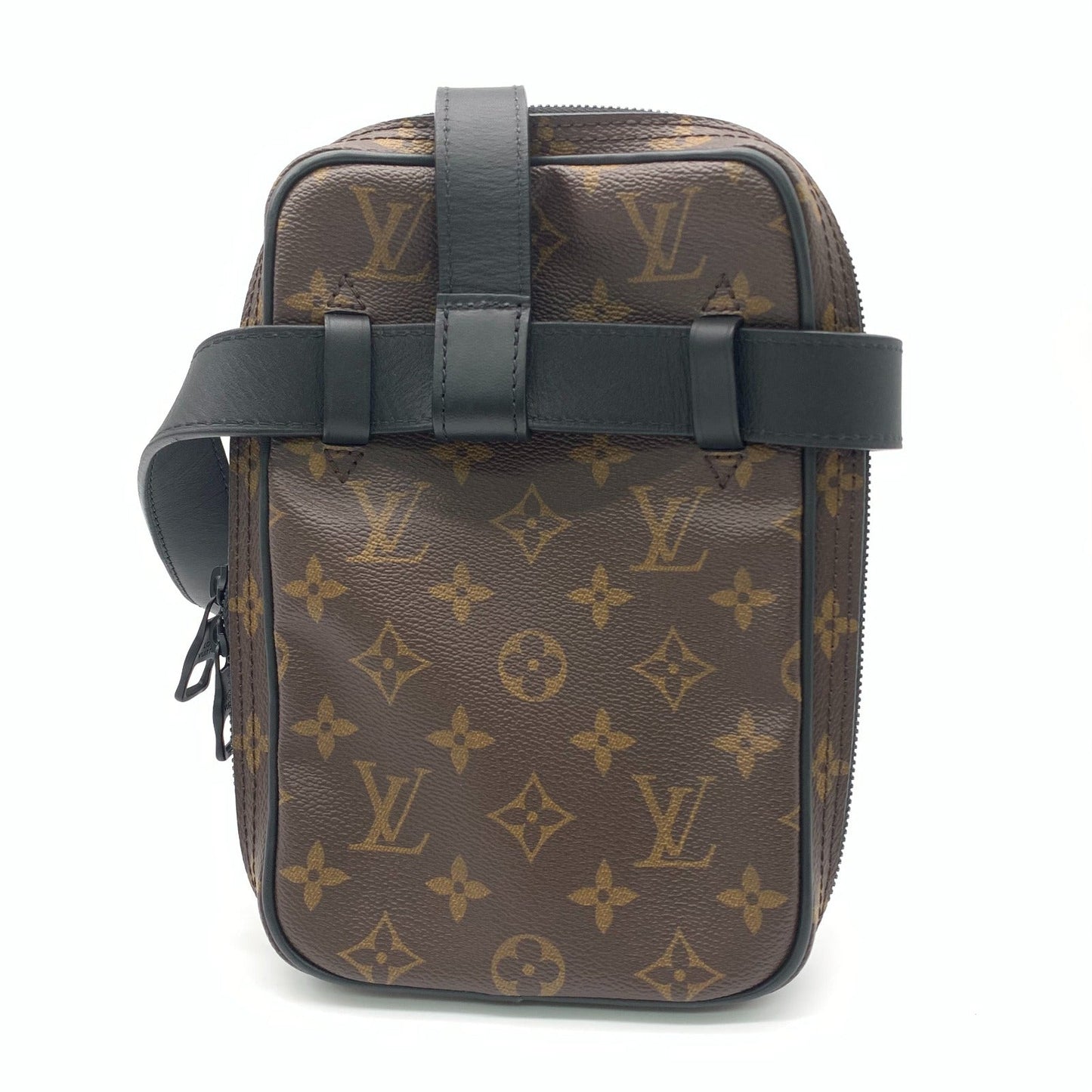 Louis Vuitton Utility Side Bag Shoulder Bag PVC Coated Canvas Monogram