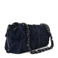 Suede Ultimate Stitch Flap Navy Blue