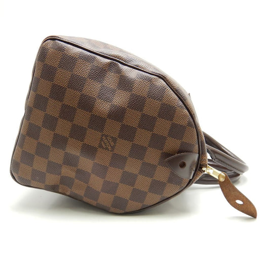 Louis Vuitton Damier Speedy 30 Ebene Boston Bag Brown