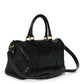 Calfskin Stitched CC Boston Black