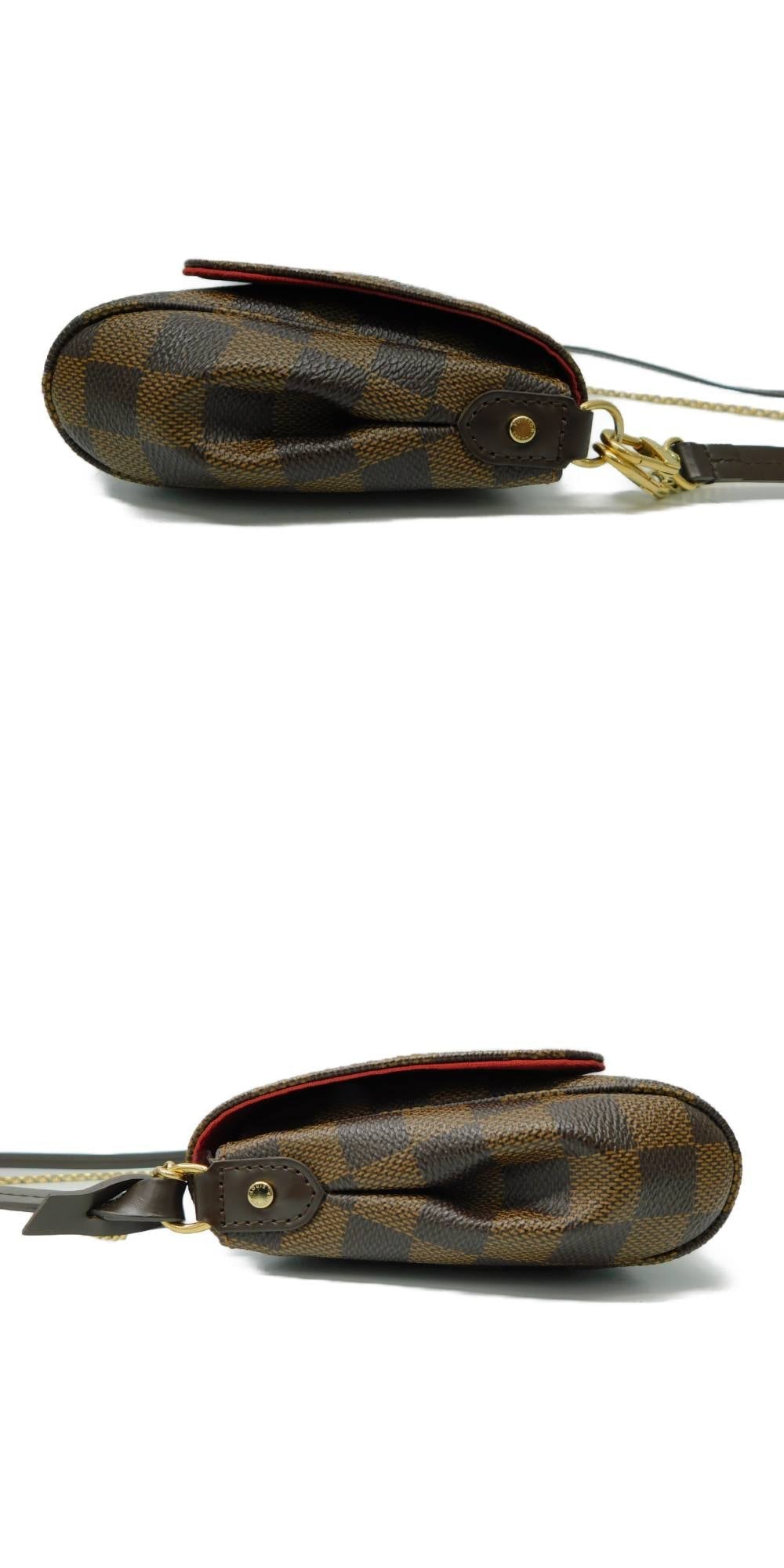 Louis Vuitton Favorite PM Damier Ebene Gold Hardware Handbag