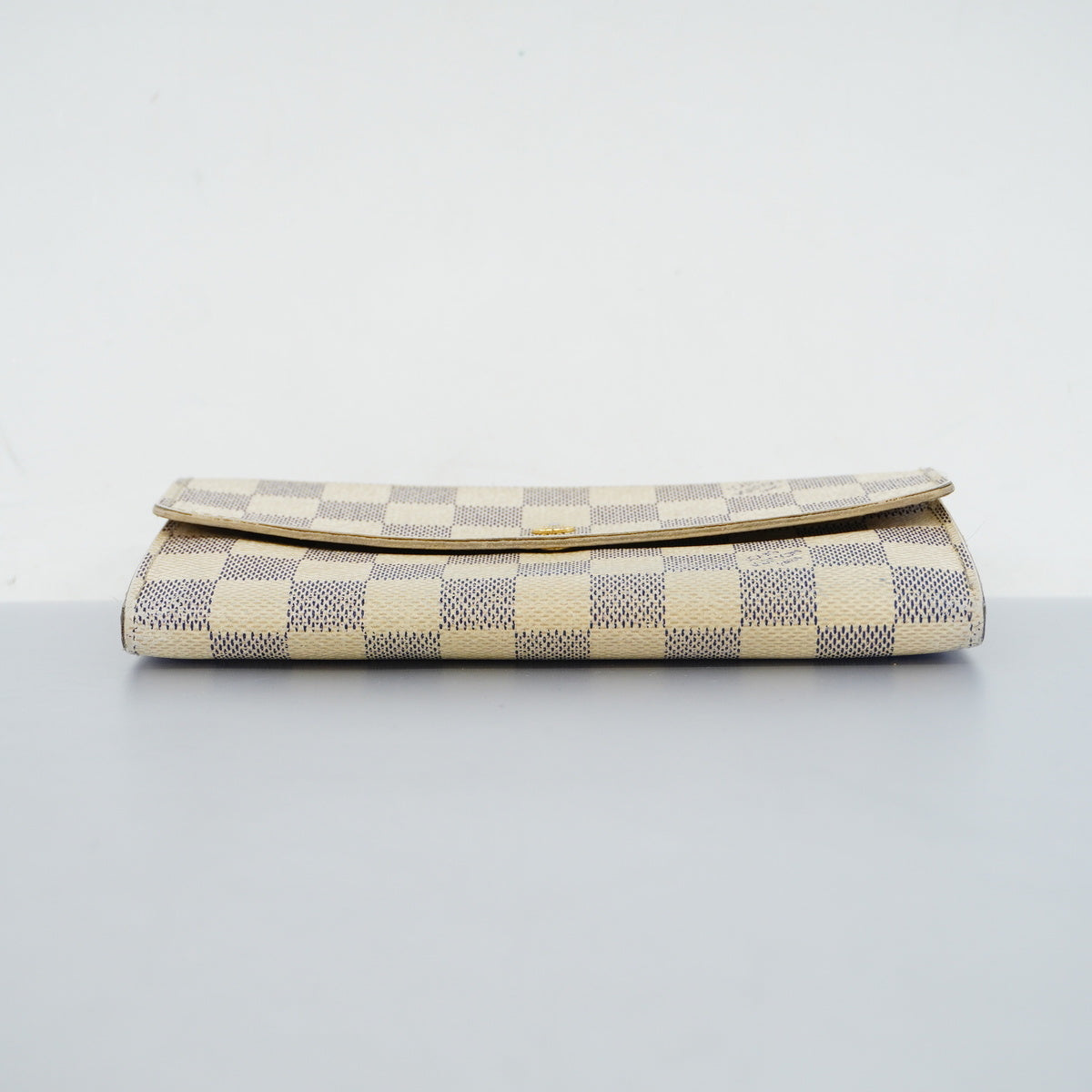Louis Vuitton Bifold Long Wallet Damier Azur Portefeuille Sarah Wallet
