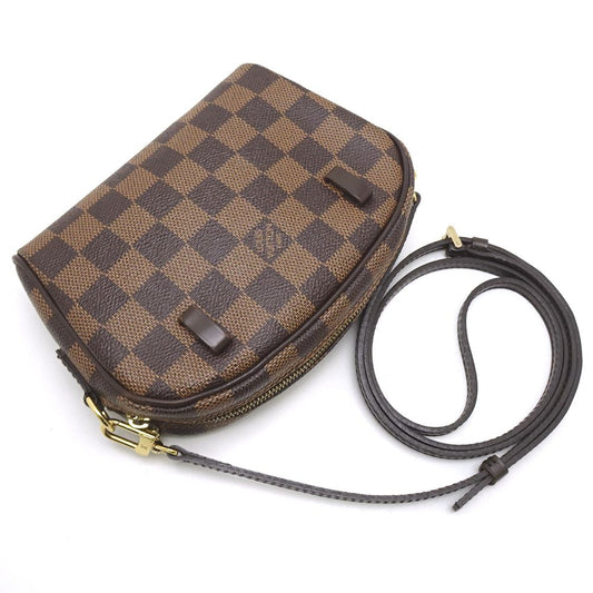 Louis Vuitton Damier Pochette Ipanema Ebene 2WAY Brown