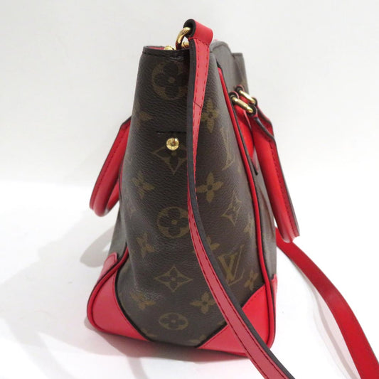 Louis Vuitton Flower Zipped Tote Handbag MM Monogram Tote Bag Monogram