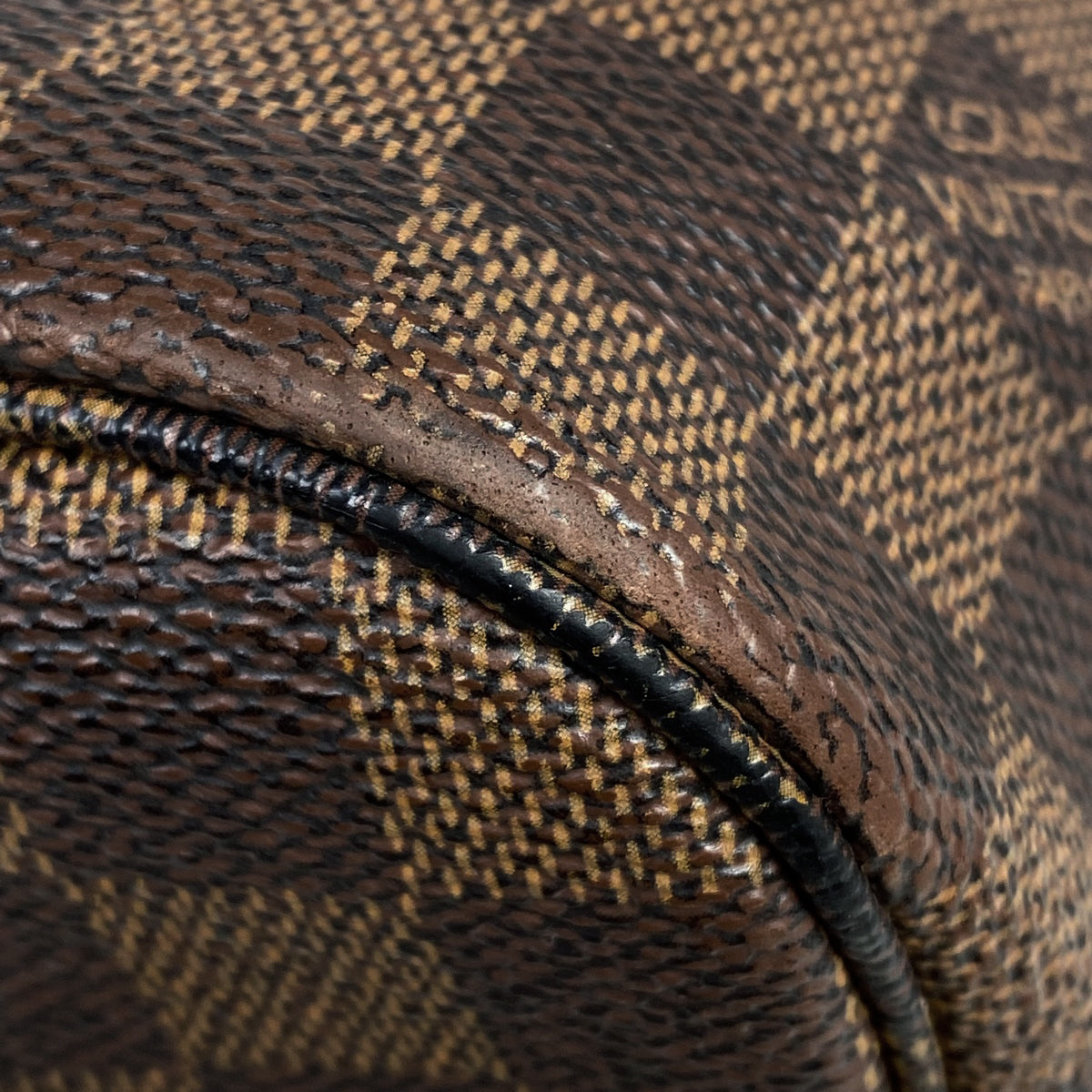 Louis Vuitton Neverfull MM Shoulder Bag Damier Brown