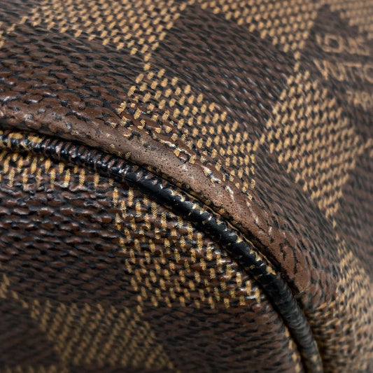 Louis Vuitton Neverfull MM Shoulder Bag Damier Brown
