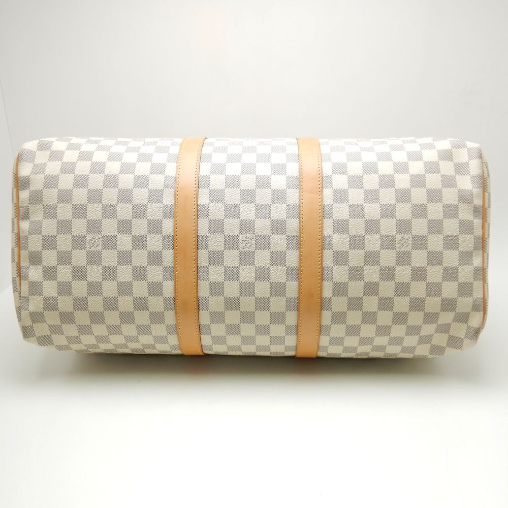 Louis Vuitton Damier Azur Keepall 50 Boston Bag