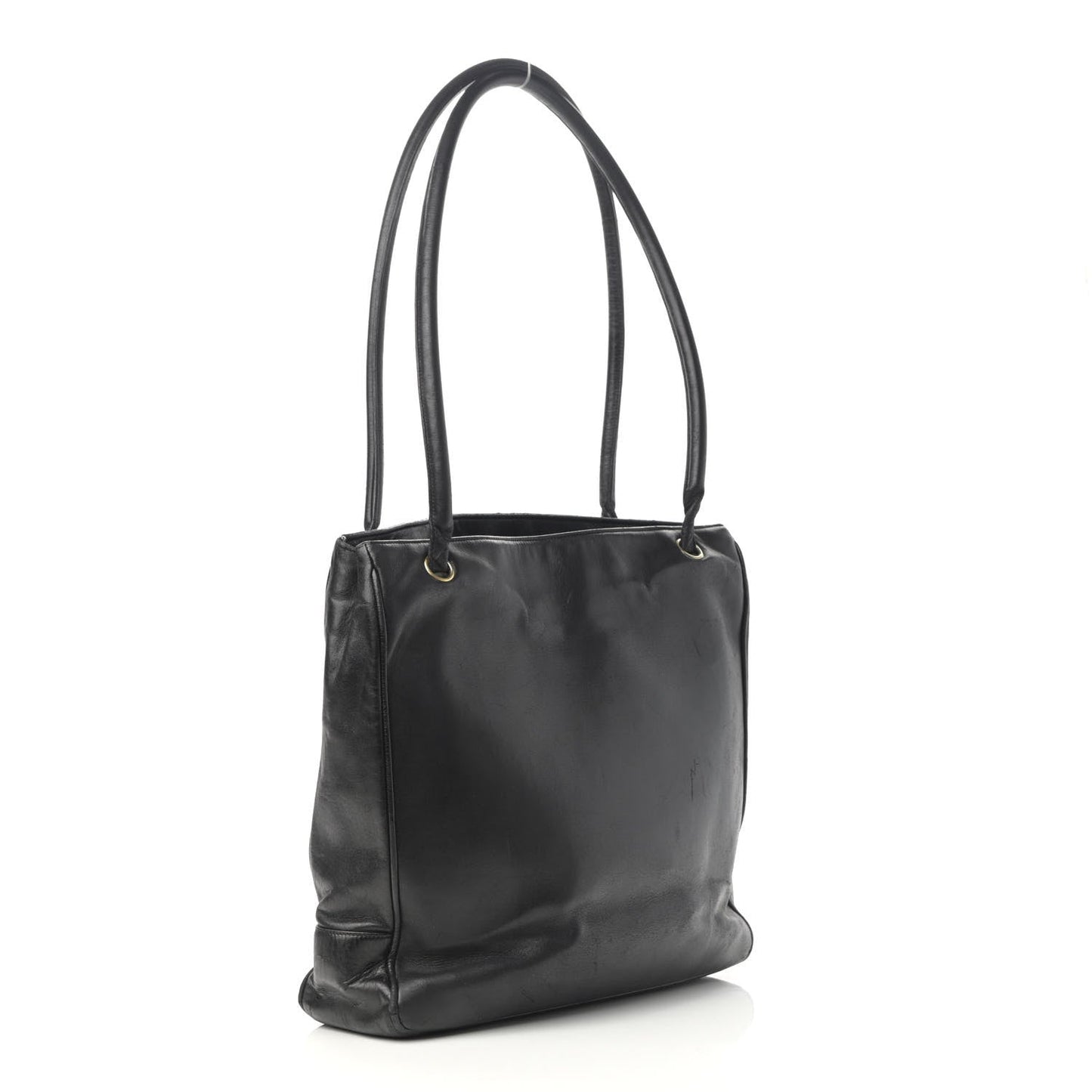 Lambskin CC Shoulder Bag Black