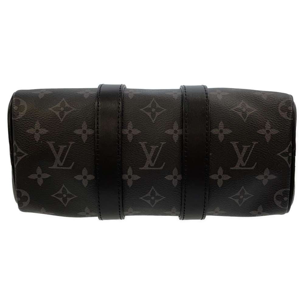 Louis Vuitton Handbag Monogram Eclipse Keepall Bandouliere 25 Black