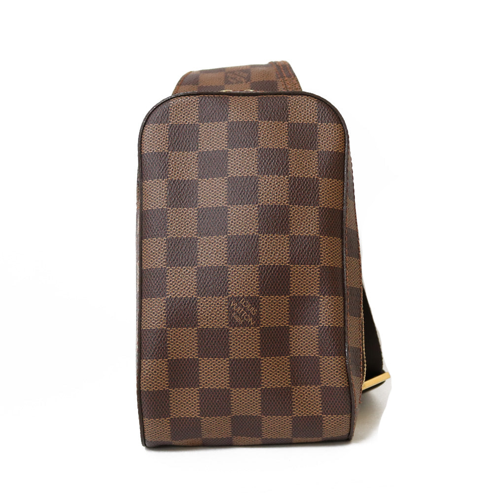 Louis Vuitton Jeronimos Damier Shoulder Bag Brown