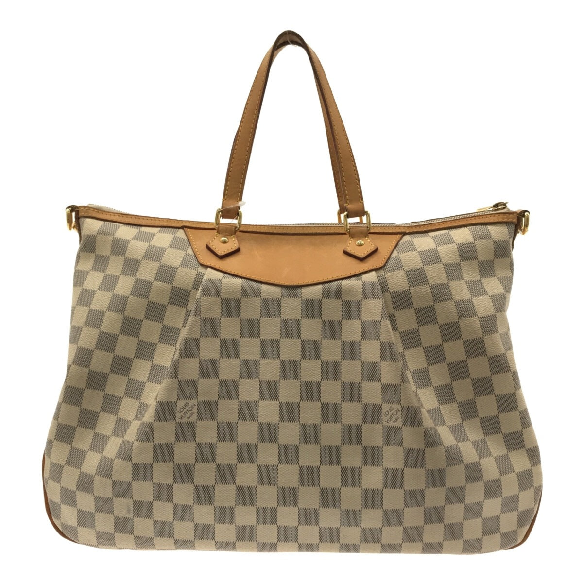Louis Vuitton Siracusa GM Handbag Azur Damier Azur Canvas