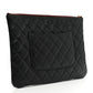 Caviar Quilted Medium Cosmetic Case Black