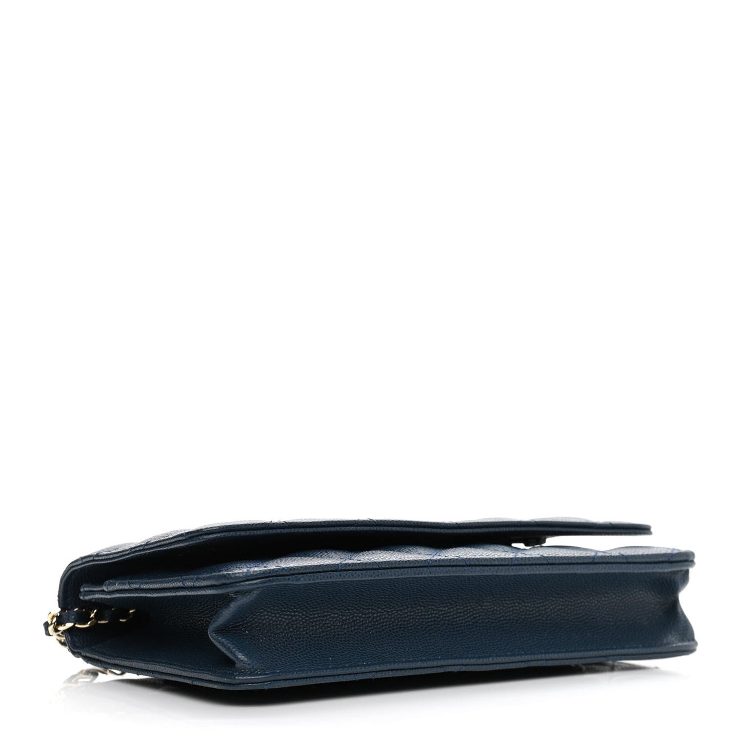 Chanel Caviar Quilted Wallet On Chain WOC Blue