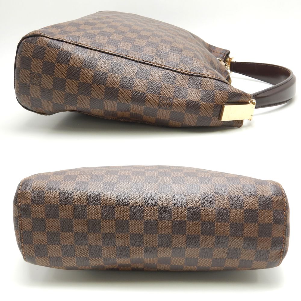 Louis Vuitton Damier Portobello PM Ebene Shoulder Bag Brown