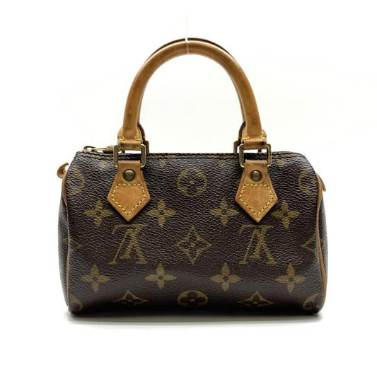 Louis Vuitton Monogram Mini Speedy Handbag Shoulder Bag