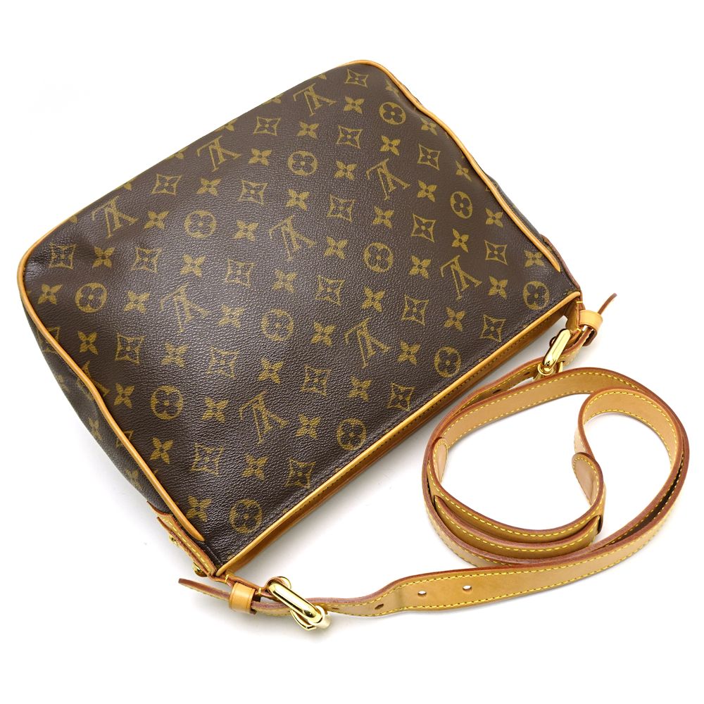 Louis Vuitton Monogram Hudson GM Brown Diagonal Shoulder