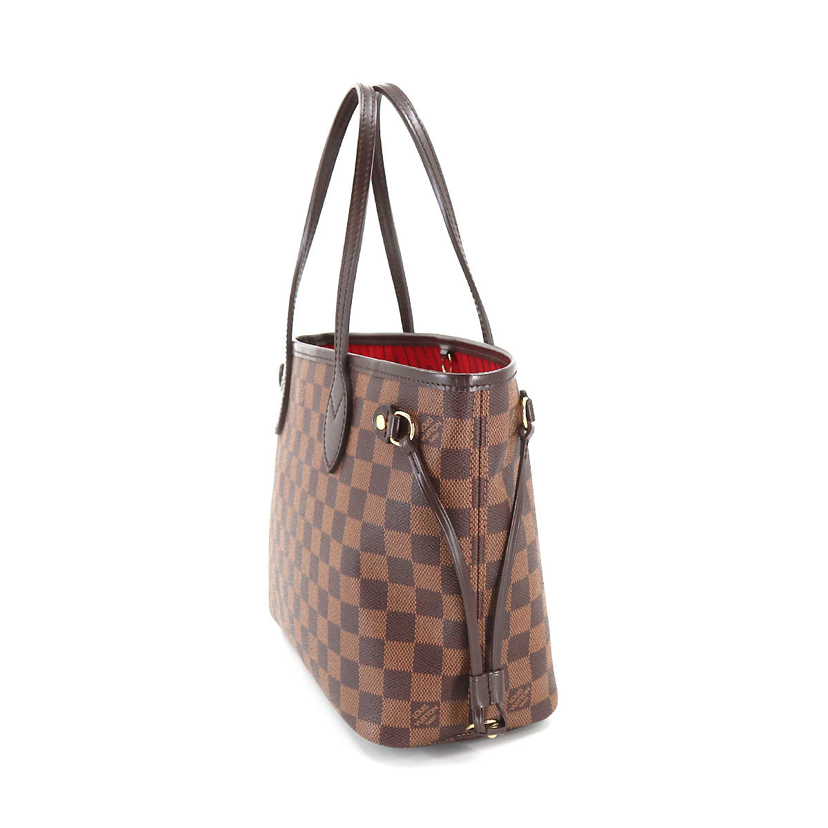 Louis Vuitton Damier Neverfull PM Tote Bag Ebene Serie Brown