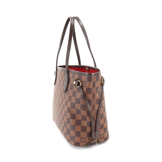 Louis Vuitton Damier Neverfull PM Tote Bag Ebene Serie Brown