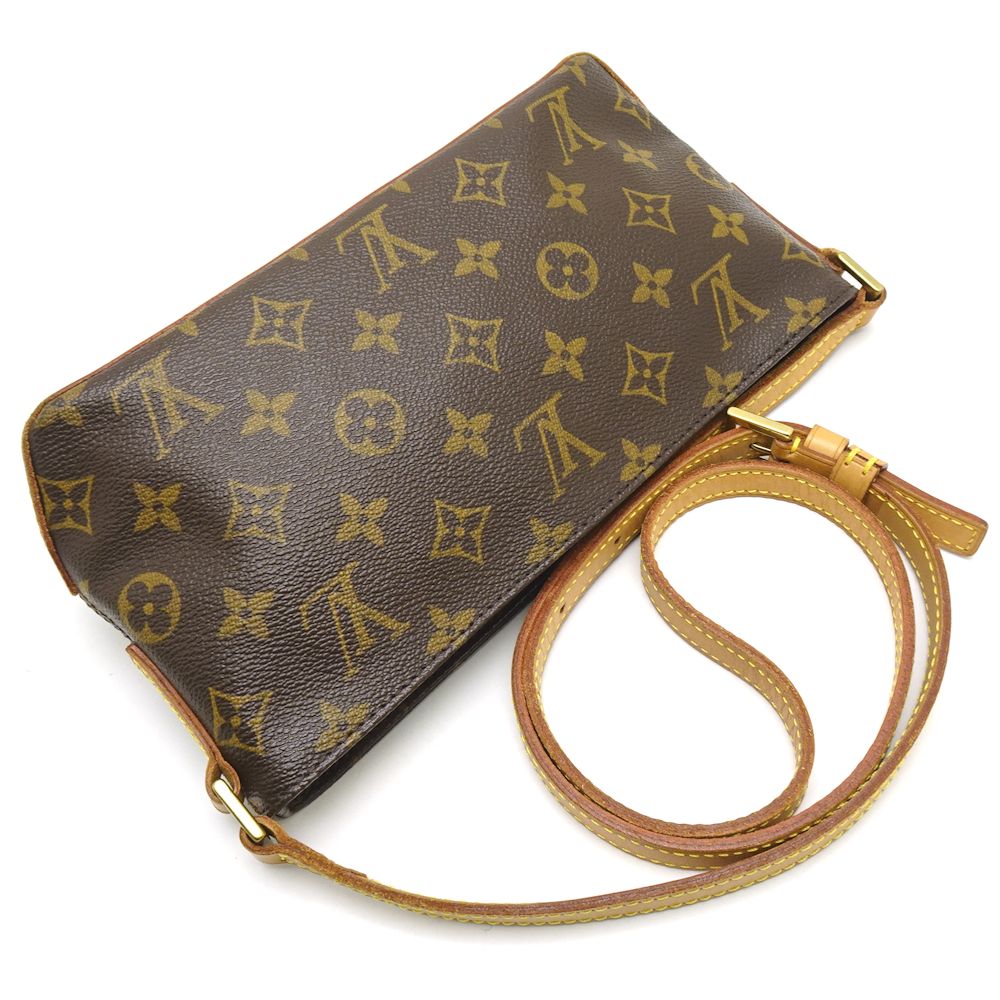 Louis Vuitton Monogram Trotteur Shoulder Bag Brown