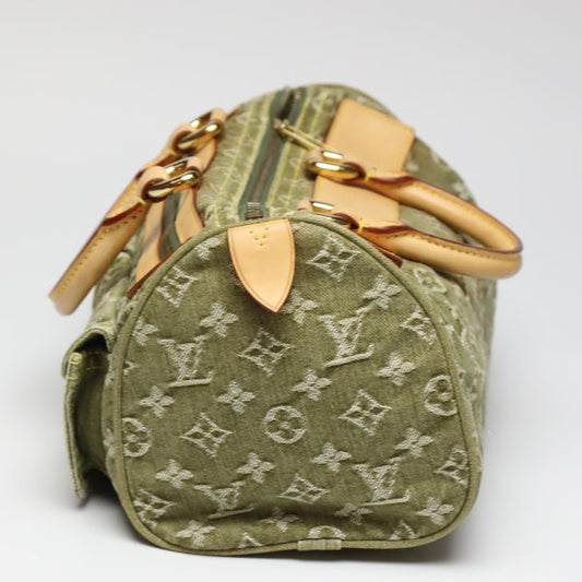 Louis Vuitton Neo Speedy Monogram Denim Mini Boston Riken Handbag