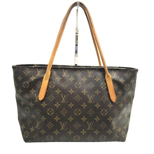 Louis Vuitton Raspail PM Monogram Shoulder Bag Handbag Tote Bag Leather Brown